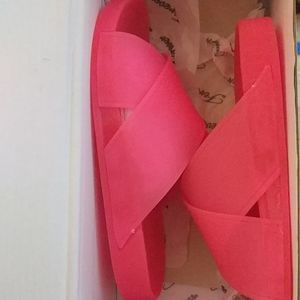 FOREVER Hot pink Sandals